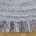 thumbnail image 3 of SAFAVIEH Renewal Donelle Solid Area Rug, Ivory/Black, 3' x 3' Round, 3 of 7
