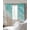 Turquoise, variant on Turquoise Waves Coastal Blackout Curtains for Bedroom/Living Room, Thermal Insulated Kitchen Curtains, Seaside Summer Beach Ocean Grommet Darkening Window Treatment Drapes 27.5"x39"x2