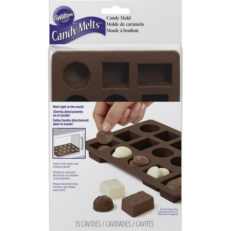 Wilton Candy Mold, Textured Chocolates, Silicone