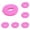 Pink_5m, variant on 1 Pack Clothesline Rope, Torqee Windproof Adjustable Line, Portable Laundry Line, for Outdoor Use, Camping Trip and Balcony Drying, Blue, 3m
