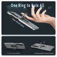 thumbnail image 6 of Allytechgroup Lightweight Case for Samsung Galaxy S22 Plus,Rotatable Ring Kickstand,Sliding Lens Cover,Enhanced Camera & Screen Full Body Protection Shockproof Case for Samsung Galaxy S22 Plus, Gray, 6 of 6
