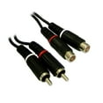 thumbnail image 1 of BlueDiamond 2 RCA to 2 RCA Stereo Audio M/F - 15ft - Black, 1 of 1
