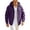 Purple, variant on Mens Windbreaker Jackets Lightweight Breathable Versatile Drawstring Hem Outerwear Adjustable Cuffs Zip Front Soft Shell Comfort Coats