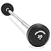 thumbnail image 3 of Philosophy Gym Rubber Fixed Barbell, 30 LB Pre-Loaded Weight Straight Bar for Strength Training & Weightlifting, 3 of 4