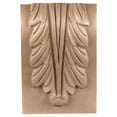 thumbnail image 2 of Ekena Millwork 5 1/4"W x 4 1/2"D x 7 1/3"H, Small Block Acanthus Leaf Corbel, Alder, 2 of 4