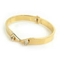 thumbnail image 2 of Pre-Owned FENDI Bangle Bracelet Monster Eye Metal Rhinestone Gold Silver Women's e60165k, 2 of 5