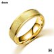 thumbnail image 2 of Anillo pequeño de acero de titanio esmerilado para mujer, estilo coreano, anillo de moda para pareja, para hombre., 2 of 2