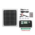 thumbnail image 1 of Portable Solar Panel 12V 50W Solar Cells Charger USB Dual DC 100A Solar Controller Kit Complete For Home Camping Car RV Boat ,Easy to Install, 1 of 7