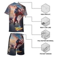 thumbnail image 3 of Henry Danger Boys Short Sleeve T-Shirt And Shorts Outfit Set Activewear Mesh Short Set for Kids, 3 of 7