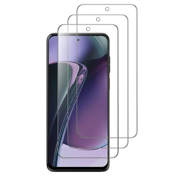 3 Pack Front Screen Protector for Motorola Edge 2025, Luxury Ultra Slim Tempered Glass Screen Protector Anti-Scratch High Definition Bubble-Free for Motorola Edge 2025, Clear