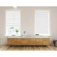 thumbnail image 5 of Lumi Light Filtering Cord-Free Zebra Blinds Fabric Roller White, 32"x72", 5 of 8