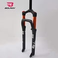 thumbnail image 2 of BOLANY 26" Mountain Bike Air Fat Fork, 1-1/8 Threadless Travel 120mm Straight Tube MTB Suspension Forks Manual Lockout, 2 of 7