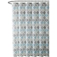 thumbnail image 6 of Serafina Home Fabric Shower Curtain for Men or Women: Earth Tones of Brown, Taupe, Slate Blue and Aqua (Brown, Turquoise, Beige, Taupe, Grey, White), 6 of 6