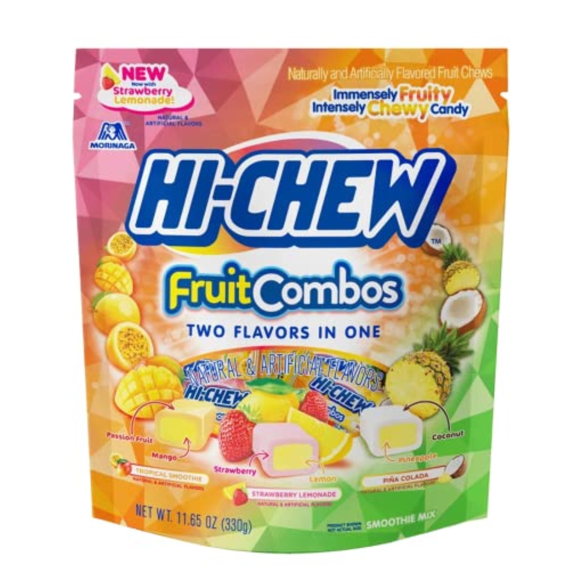 6010586 CHEWY CDY FRT MX 11.65OZ Morinaga Hi-Chew Fruit Combo Mix Chewy Candy 11.65 oz