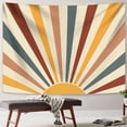 thumbnail image 4 of Sun Tapestry, Vintage Boho Tapestry Wall Hanging Aesthetic Rainbow Abstract Tapestries for Bedroom Bohemian Wall Retro Decor, 4 of 6