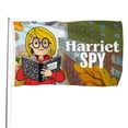 thumbnail image 1 of Harriet la Espía Bandera impresa con temática, regalo perfecto para fanáticos, amigos y familiares, y adecuada para actividades al aire libre e interiores, decoraciones de fiesta. 60*90CM, 1 of 6