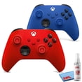 thumbnail image 1 of 2-Pack Microsoft - Xbox Wireless Controllers for Xbox Series X, Xbox Series S, Xbox One, Windows Devices - (Pulse Red & Shock Blue), 1 of 6