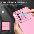thumbnail image 2 of Dteck for Motorola Moto G Stylus 2021 Case with Screen Protector, Slide Camera Protector Phone Case with Built-in Stand Shockproof Rugged Bumper for Motorola Moto G Stylus 2021,Pink, 2 of 7