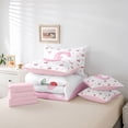 thumbnail image 6 of Castle Fairy Bowtie Personalized Initial C Twin Bedding Sets,Cherry Bedding Comforter Set, 6 of 8