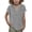 Gray, variant on CCRFTGI Cute Tops for Kids Girls Linen Size 10-12 Short Sleeve Button V Neck Summer Soft T-Shirts Trendy Lightweight Girls Clothes Tops Orange 5-6 Years
