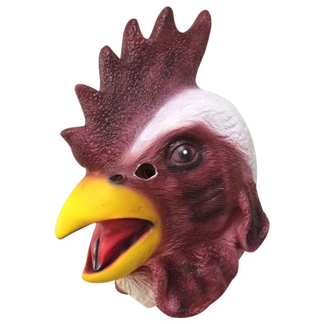 Máscara de látex para cosplay, fiesta, disfraz de animal