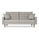 thumbnail image 3 of Sofá Cama De Lino Gris Claro Modelo Encore, 3 of 8