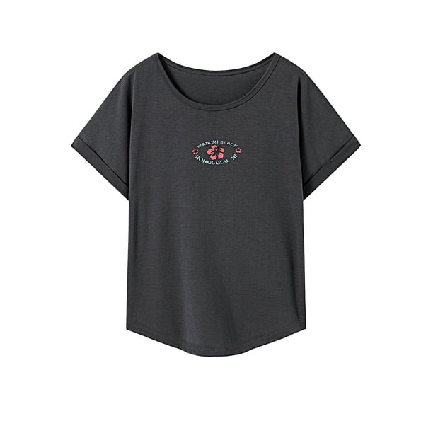 Camiseta para mujer, disfraz de verano, camiseta básica para ir de compras, vacaciones, desplazamientos SG