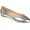 Silver, variant on Journee Womens Kavn Comfort Insole Slip On Round Toe Ballet Dress Flats