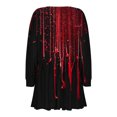 Black and Friday Deals Dihao Halloween Horror Element Printed Womens