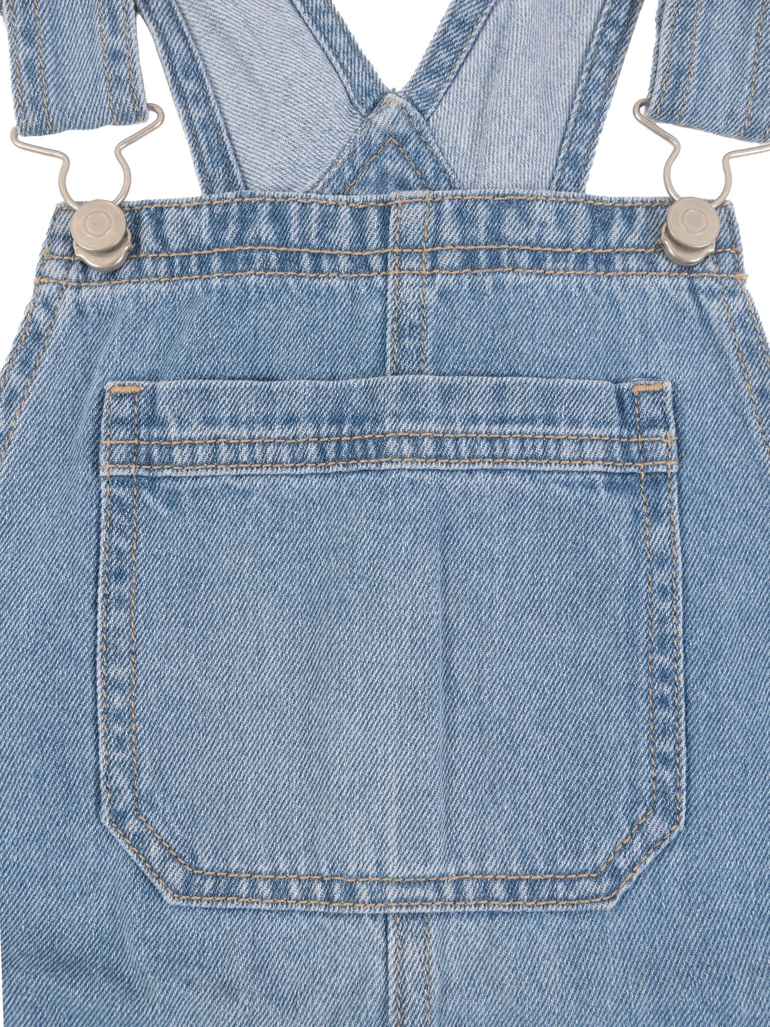 Wonder Nation Girls Denim Shortall, Sizes 4-18