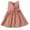 Pink, variant on Krdevn Girls Summer Dresses V Neck Casual Dress for Toddlers Elastic Waist Breathable Comfortable Outfit for Daily Wear,2-3 Years