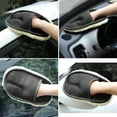 thumbnail image 3 of Zeiwohndc Microfiber Wool Soft Auto Car Washing Glove Cleaning Car Cleaning Glove Towel, 3 of 10