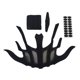 thumbnail image 5 of Almohadillas Para Casco Kit de almohadillas de espuma para casco de ciclismo de esponja con forro sellado de repuesto Sywqhk Libre de BPA, 5 of 7