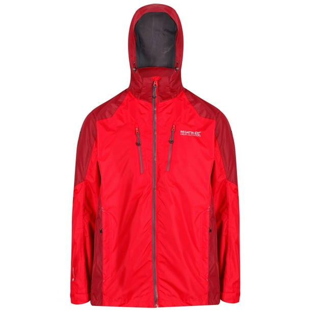 Regatta - Chaqueta Impermeable Calderdale III para Hombre (Rojo, Rojo Delhi) Regatta UTRG4160_classicreddelhired