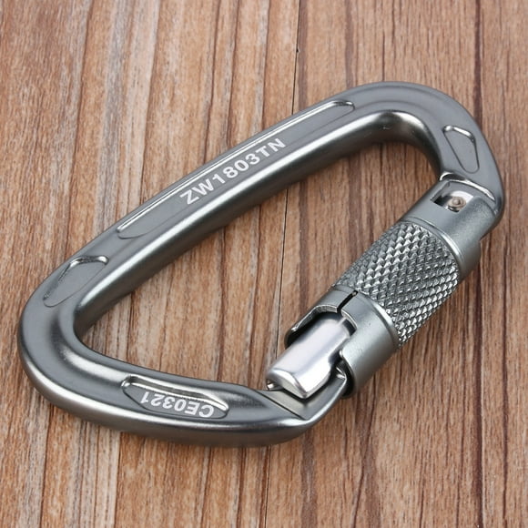 Mosquetón de Aleación de aluminio BuyWeek 25 KN hebilla de seguridad para exteriores