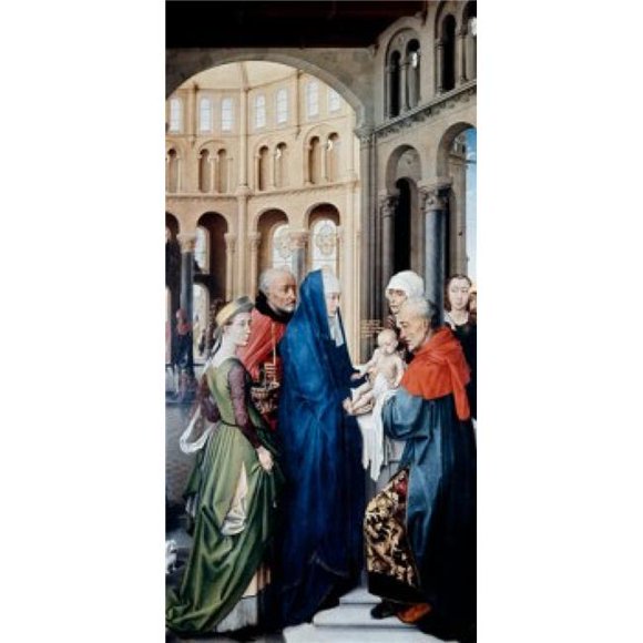 Posterazzi SAL9008523 Presentation at Temple by Rogier Van Der Weyden C.1399-1464 Poster Print - 18 x 24 in.