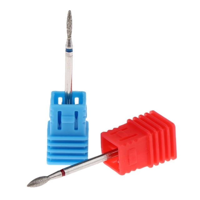 2pcs Nail Bits Removedor de geles Manicure Cuticle Clean 01 Sunnimix Broca para uñas profesional