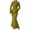 Green, variant on Maxi Dress for Women Women's Stylish Casual Bodycon Dress with Long Sleeves and Crew Neck Solid Color Slim Fit Tunic Blue L
