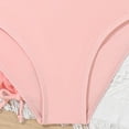 thumbnail image 5 of TOWED22 Girls 3 Piece Bathing Suit Summer Swimsuit UPF Bikini Set with Rash Guard Top and Cover Up Pants Pink,10-11 Y, 5 of 6