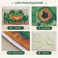 Latch Hook Rug Kit Alpaca Portrait in Flowers DIY Cushion Tapestry ...
