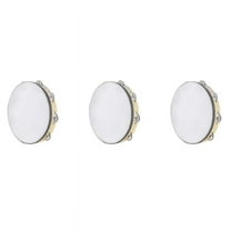 3X Tambourine for Adults 10 Inch Hand Held Drum Bell Metal Jingles Percussion Gift Musical Educational Instrument