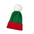 thumbnail image 2 of Gorro navideño de punto para ciclismo y pesca Yuyangstore Verde Rojo, 2 of 8