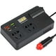 thumbnail image 2 of Car Truck Inverter 12v-24v To 220v With Smart Chip Fast Charging USB Ports And Portable Car Charger Adapter For Laptops, 2 of 3