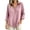 XQRW1-Pink, variant on Meichang Button Up Shirts for Women Long Sleeve Half Button Collar Tops Dressy Casual Loose Fit Office Work Blouses