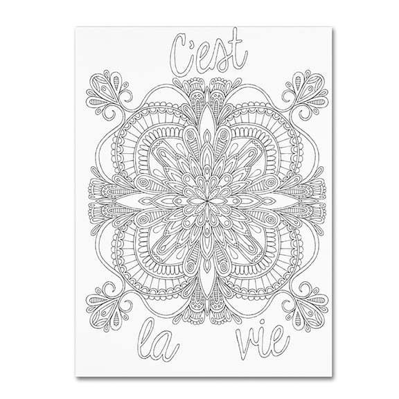 Trademark Fine Art "Inspirational Quotes 9" Canvas Art by Hello Angel