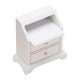thumbnail image 4 of Mesita de noche blanca para casa de muñecas a escala 1/12, modelo de almacenamiento para dormitorio Blanco, 4 of 9