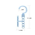 thumbnail image 3 of Bouanq Space Saving Hangers Metal Hooks Magic Hanger Closet Clothes Organizer Cascading Hanger for Wardrobe, 3 of 4