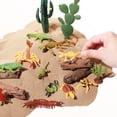 thumbnail image 3 of Kit de dioramas con figuras de animales del desierto Sratte, 26 unidades, para niños, 3 of 6