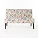 thumbnail image 3 of GDFStudio Christopher Knight Home Dejon Causeuse en Tissu, Floral Blanc et Bleu, 3 of 10
