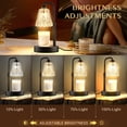 thumbnail image 3 of Candle Warmer Lamp with Timer Dimmer Adjustable Height for New Home Decor, Birthday Gifts for Women,Candle Warmer for Women Mom Christmas Mother's Day Gfit, Black, 3 of 6